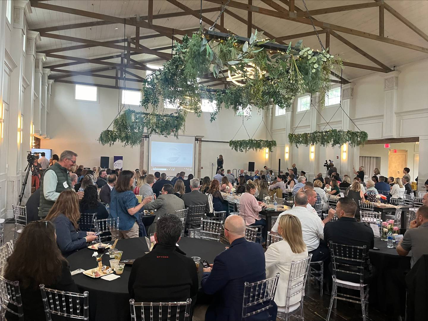 Plainfield Village President John Agroudelis delivered his State of the Village address on May 9 at a luncheon at The Farmhouse.