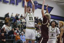 Photos: Yorkville Christian vs. Morris boys basketball, Plano Christmas Classic