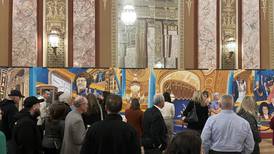 Rialto Square Theatre in Joliet unveiled new mural on Monday night
