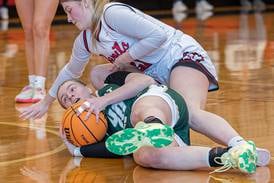 Photos: St. Bede girls basketball tops Hall 43-31 in hard-fought game
