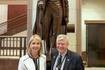 Though election results so far show Oberweis losing to Underwood, he appears in Washington for orientation