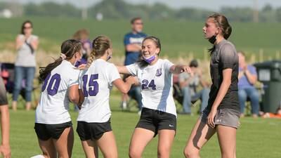 Taylor Harrison’s hat trick breaks her own record, leads Dixon past Kaneland