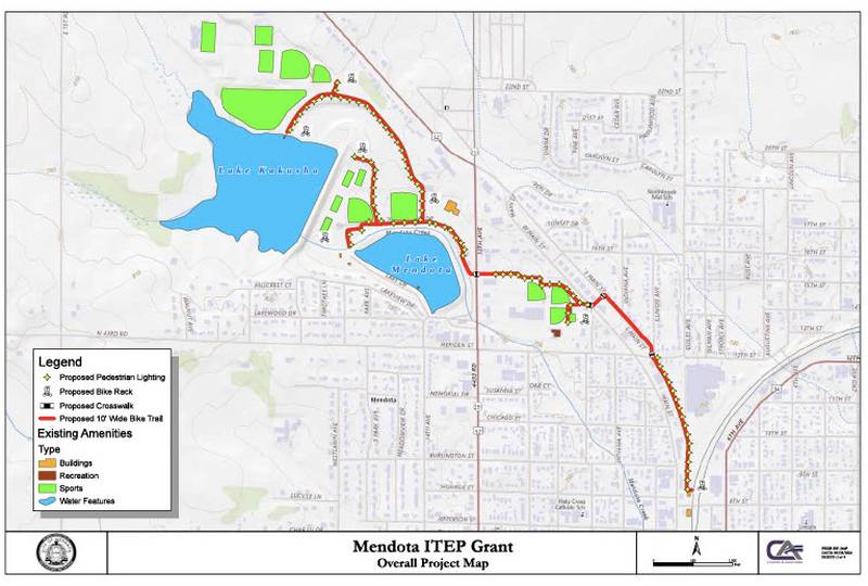 Mendota plans to use the funds it received from a Rebuild Illinois grant to help build a bike path and promote tourism to the city.