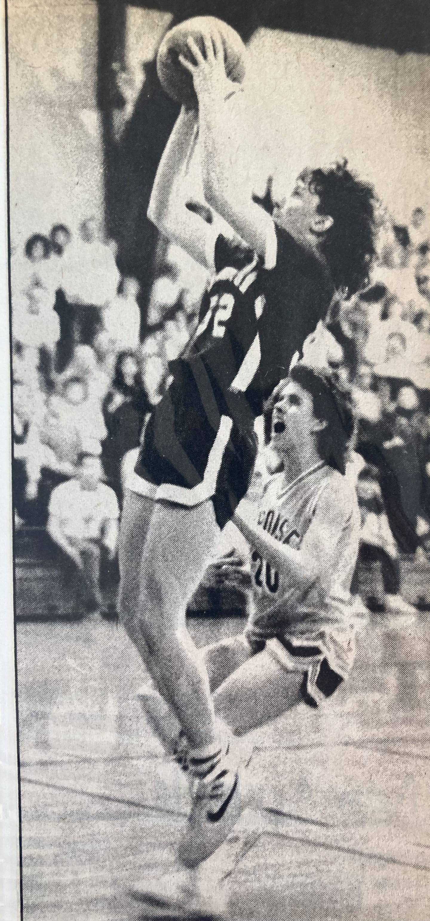 Angie Noble ('87) scored 994 points as a Princeton Tiger.