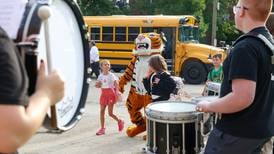 First day of school fanfare