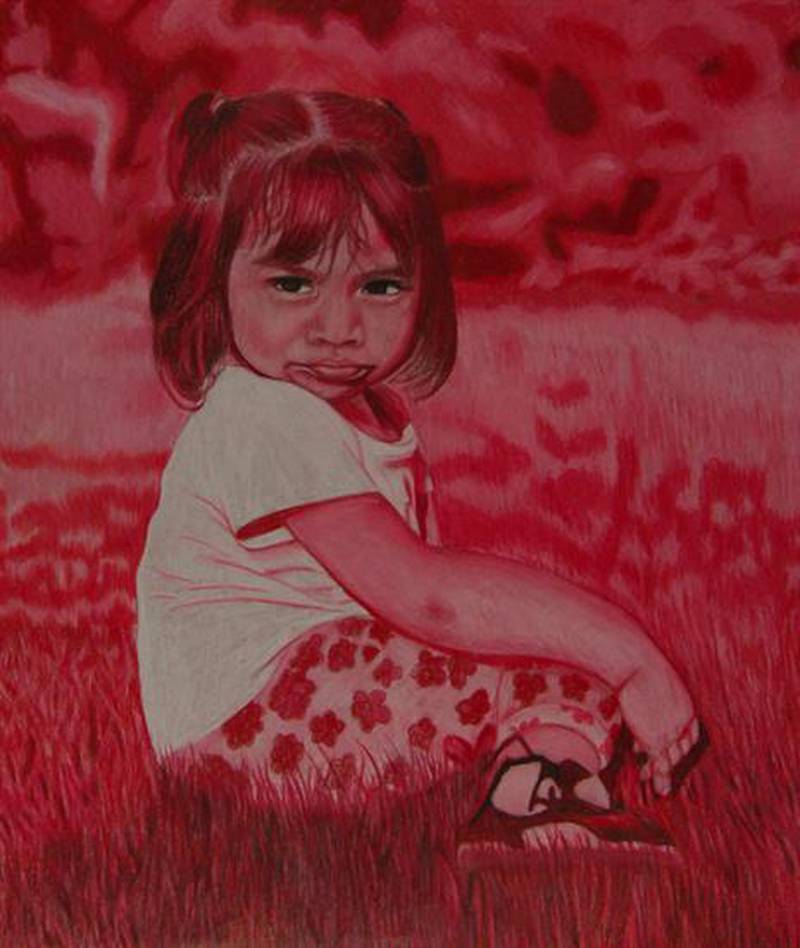 The colored pencil illustration "Sassy," created by Leslie Rodriguez-Nambo of Rochelle High School, won the 2021 Congressional Art Competition for the 16th District of Illinois.
