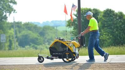 Troutman’s Trek: 92-year old is walking 350 miles through Illinois, Wisconsin to raise money for St. Jude’s