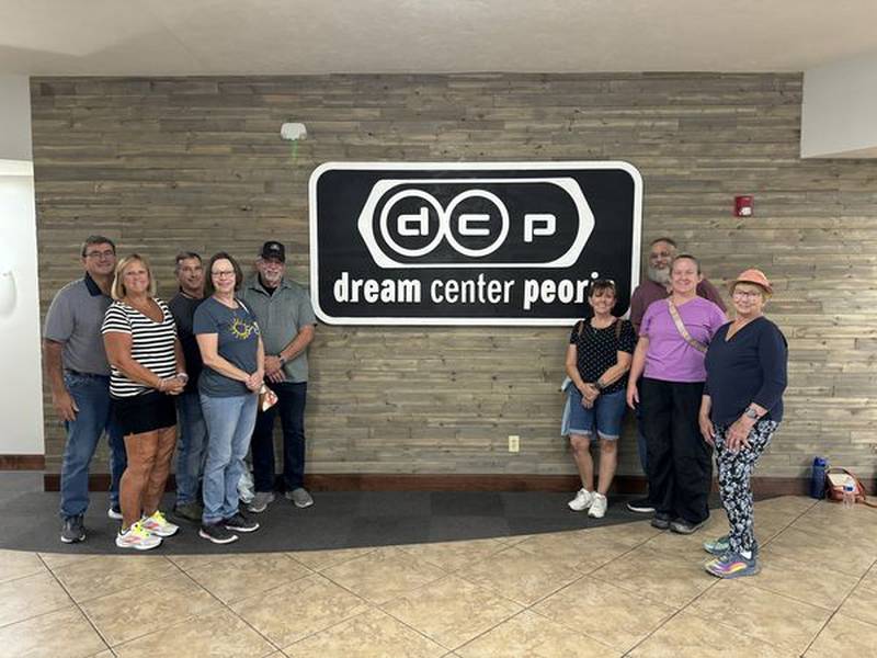 Eleven members of Plano Methodist Church volunteered on Sept. 20, 2024, at The Dream Center in Peoria.
