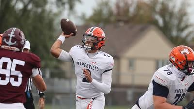 Jacob Bell’s big plays, wind carry Naperville North past Lockport in second half