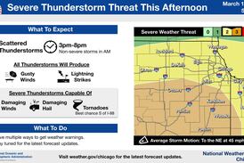 Thunderstorms, possible tornadoes, then wind-whipped snow all in northern Illinois weather forecast