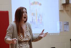 Photos: Children's author visits students in Sterling, Rock Falls
