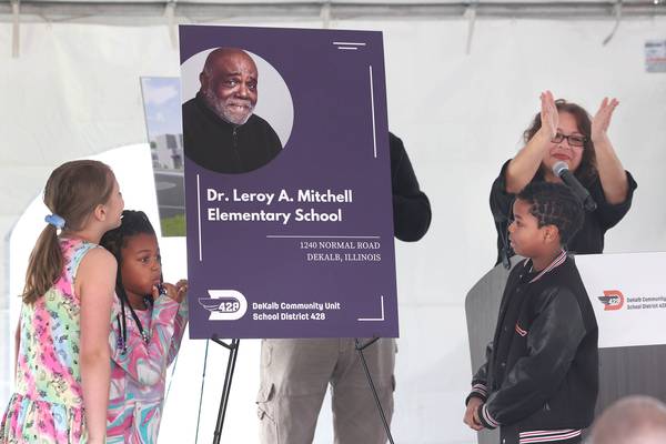 DeKalb District 428 breaks ground on new Dr. Leroy A. Mitchell Elementary School