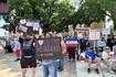 ‘No Kings’ rally draws estimated crowd of 500 around courthouse square in Oregon