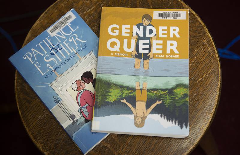 These two books are at the center of the controversy at Dixon Public Library. The graphic novels were put on display as part of Pride month and contain material that some think aren’t appropriate for younger aged children.