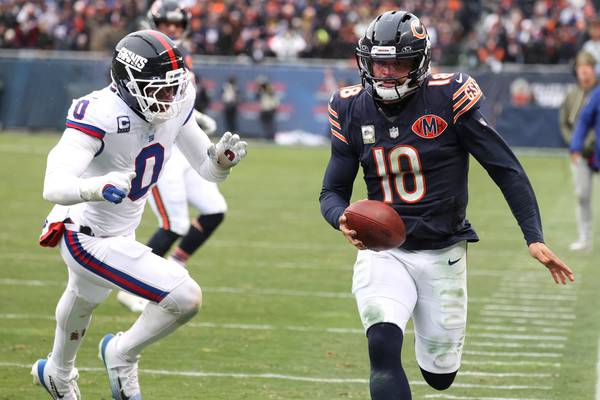 Caleb Williams was sacked a Bears record 68 times last year. Here’s how he fixed that. 
