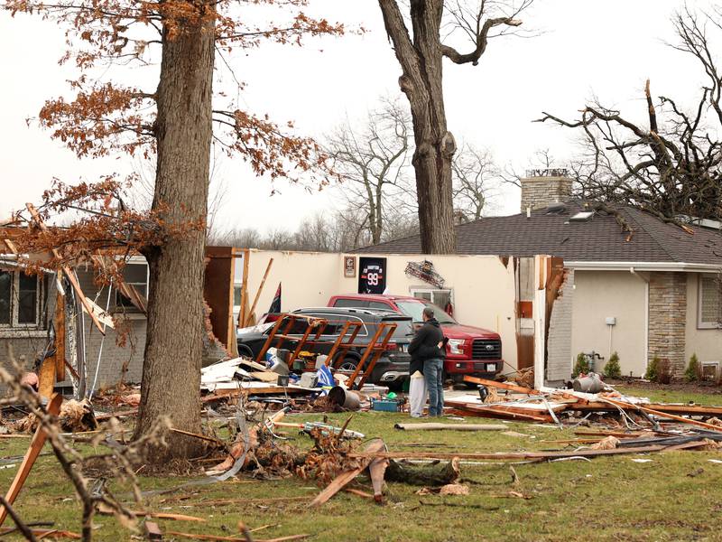 Aroma Township residents face storm aftermath