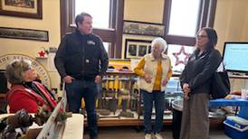 Fritts visits Flagg Township Museum