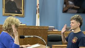 Mendota native sworn in as La Salle firefighter