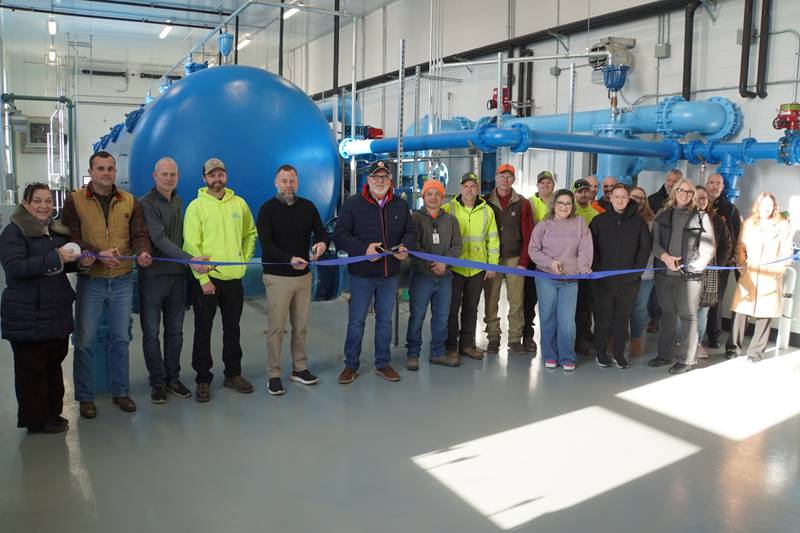 The City of Rochelle and Rochelle Municipal Utilities held a ribboncutting ceremony for RMU's new wellhouse at Well 8 on Monday, Jan. 12, 2026.