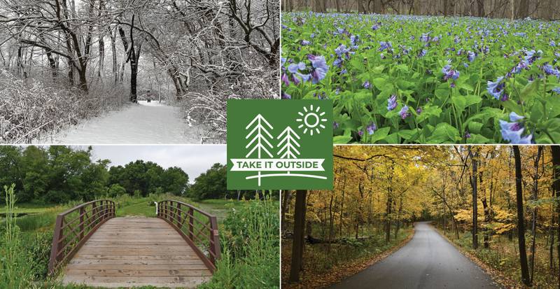This year’s Forest Preserve District of Will County Take It Outside Challenge will be divided into four seasonal competitions. The Winter Workout challenge begins Sunday, Sept. 21.