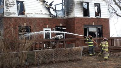 Photos: House fire east of Ashton