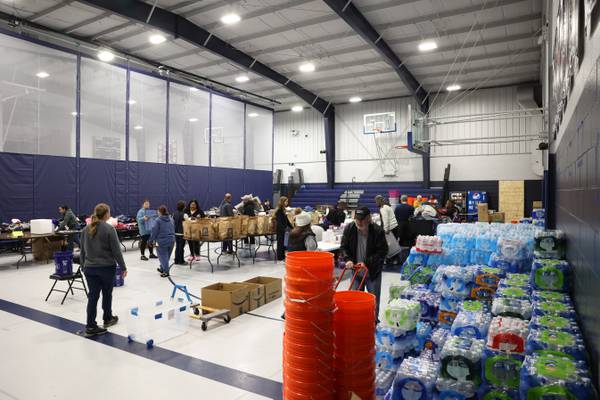 Grace Christian Academy hub for tornado help, supplies