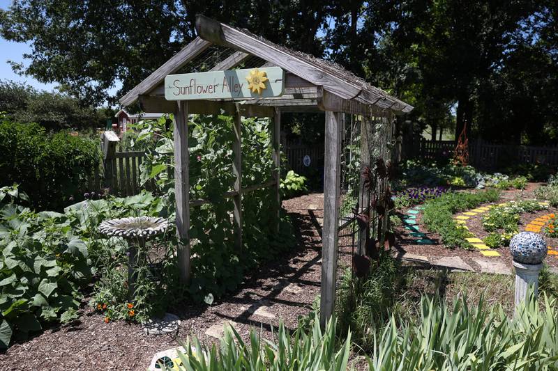 Children’s Garden in Elwood provides a small nature walk for kids that is not too large to fully explore. The Children’s Garden in Elwood recently celebrated their 25th anniversary. Saturday, July 9, 2022 in Elwood.