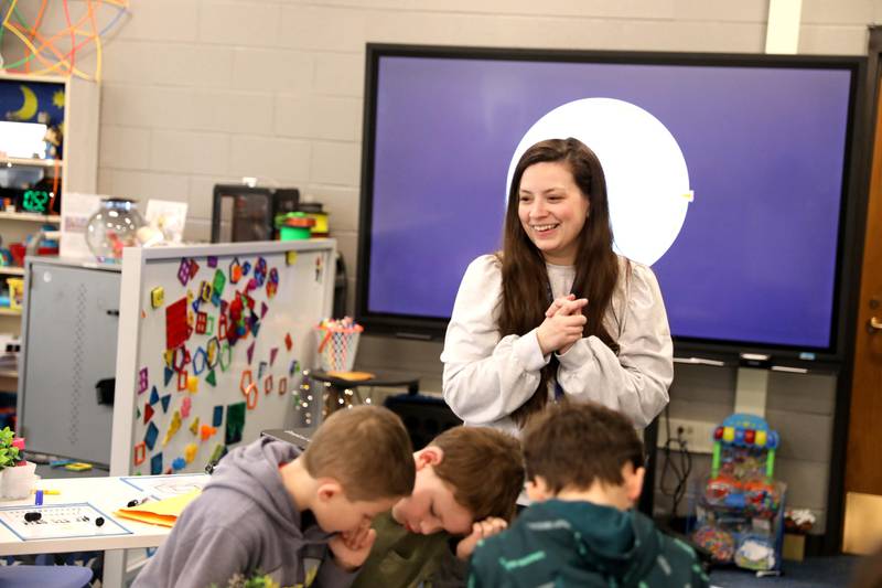 Benjamin Franklin Elementary School Digital Literacy Specialist Katie Johnson was named the Glen Ellyn School District 41 Educator of the Year.