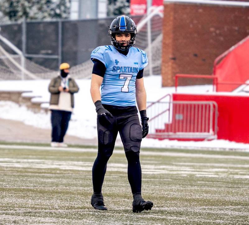 St. Francis junior James McGrath was named an All-CCL/ESCC player for the Spartans in 2025.