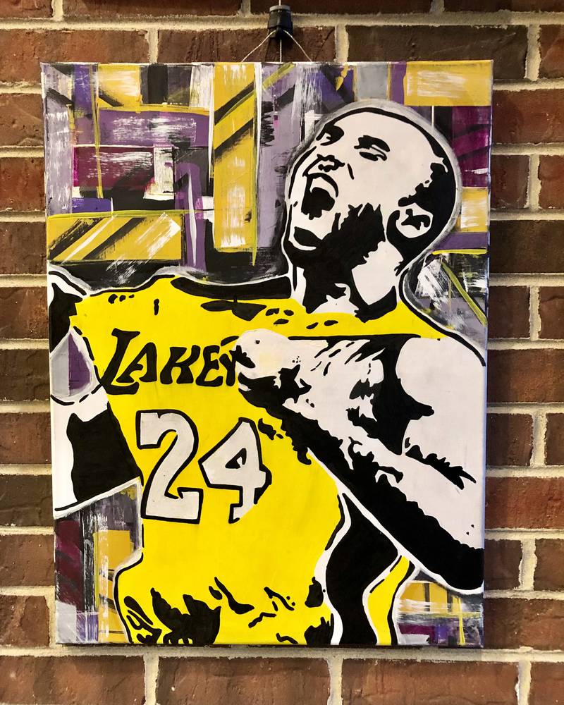 Kobe inspired piece by Francisco "Frankie" Contreras.