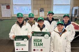 Marshall-Putnam County junior 4-H meats team finishes third in first two competitions