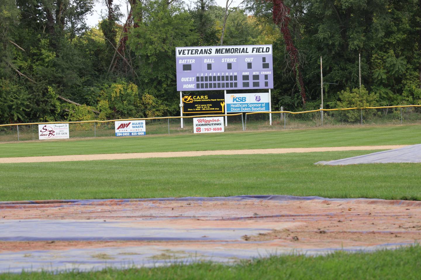 Dixon High School plays baseball at Veterans Memorial Field, one of the venues operated by the Dixon Park District.