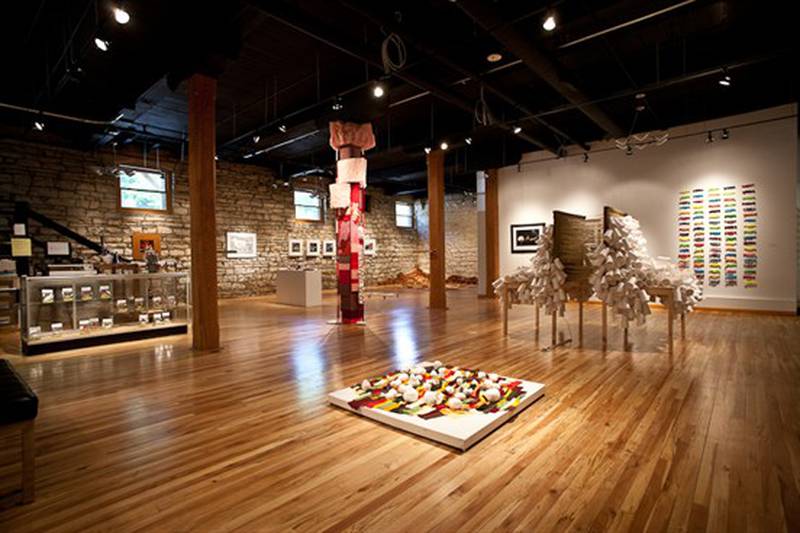 The gallery at Water Street Studios is captured earlier this year by noted Batavia photographer Brian DeWolf.