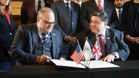 Amid global tariff war, Pritzker vows to be ‘stable’ trading partner with United Kingdom
