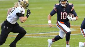 Bears QB Mitch Trubisky misses practice with right shoulder injury