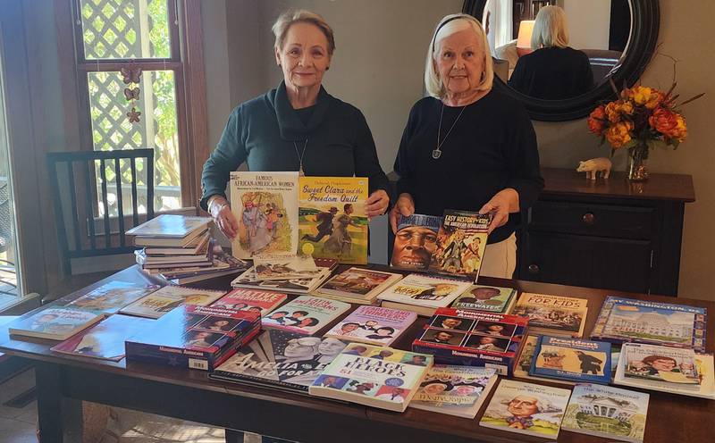In honor of the 134th birthday of the National Society Daughters of the American Revolution celebrated on Oct. 11, the Society’s Day of Service, the Princeton-Illinois Chapter DAR collected 51 American history books.