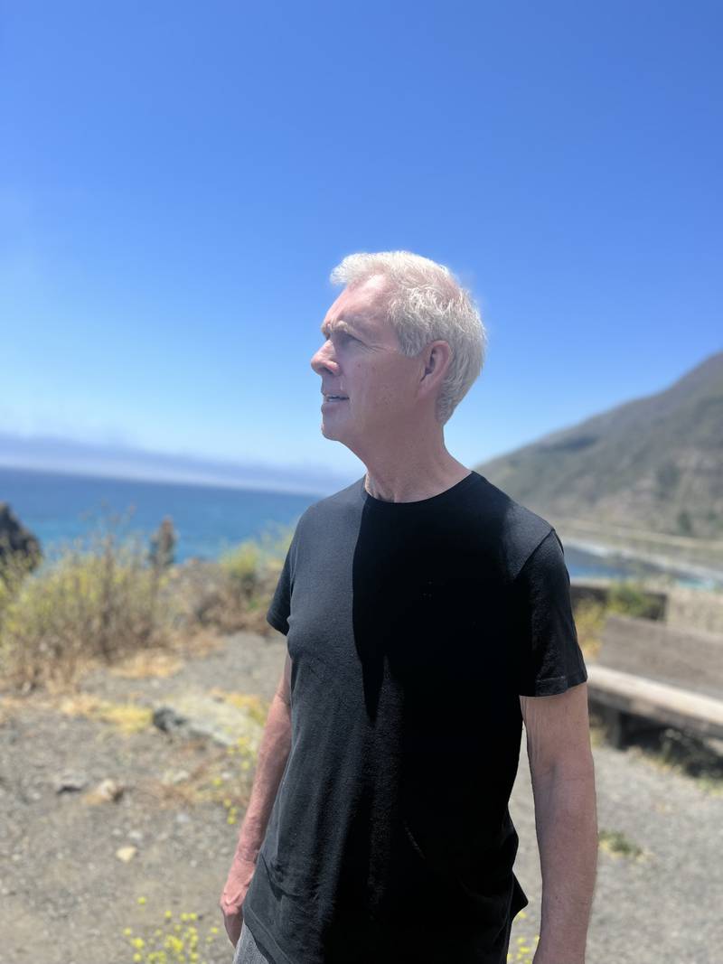 Sycamore native Dirk Johnson is seen  gazing outward and away.