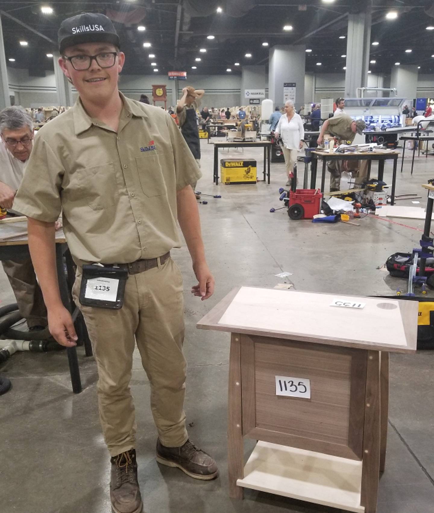 Oswego High School student Jack Wolcott placed 12th in the Cabinetmaking event at the 2023 National SkillsUSA Leadership and Skills Conference.