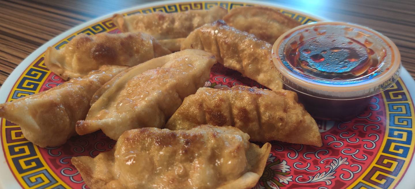 The pot stickers at Ren's in Sycamore.