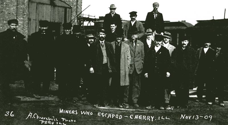 Cherry Mining Disaster survivors picture