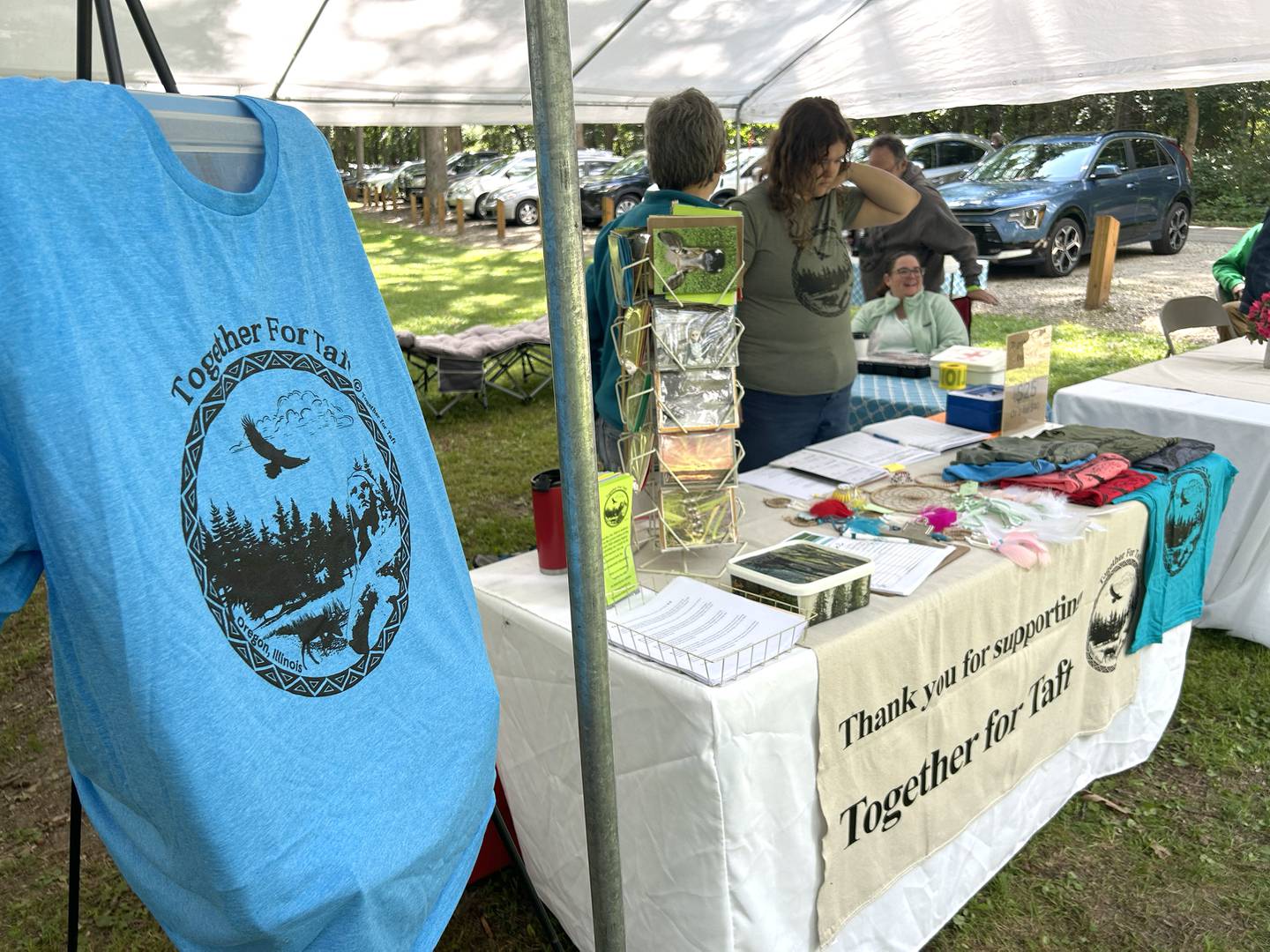 Fest by the Nest was held at Lowden State Park on Saturday, Sept. 6, 2025. The event was organized by Together for Taft, a nonprofit, to raise funds and awareness of an effort to reopen the Lorado Taft Field Campus that was shuttered by Northern Illinois University in December 2024.