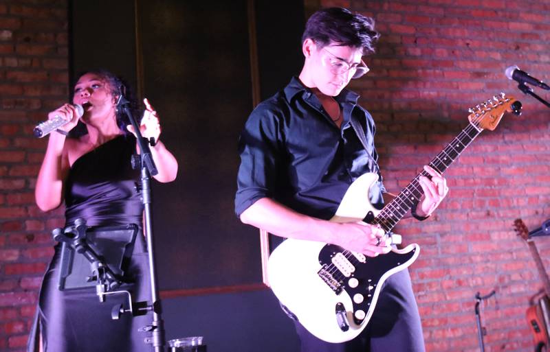 Cast Larson and Timmy Cabell of Harmoix perform during the second annual Best of the Illinois Valley event on Thursday at the Auditorium Ballroom in La Salle.