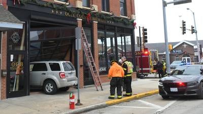 Vehicle careens into Oregon business early Sunday afternoon