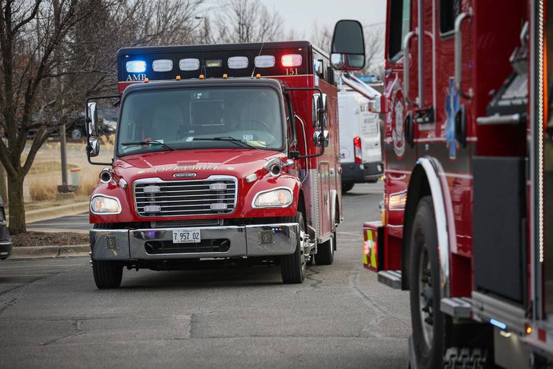 The Crystal Lake Fire Rescue Department responded Thursday, March 23, 2023, to Wings and Rings, 1520 Carlemont Drive in Crystal Lake, after a car crashed into the restaurant.