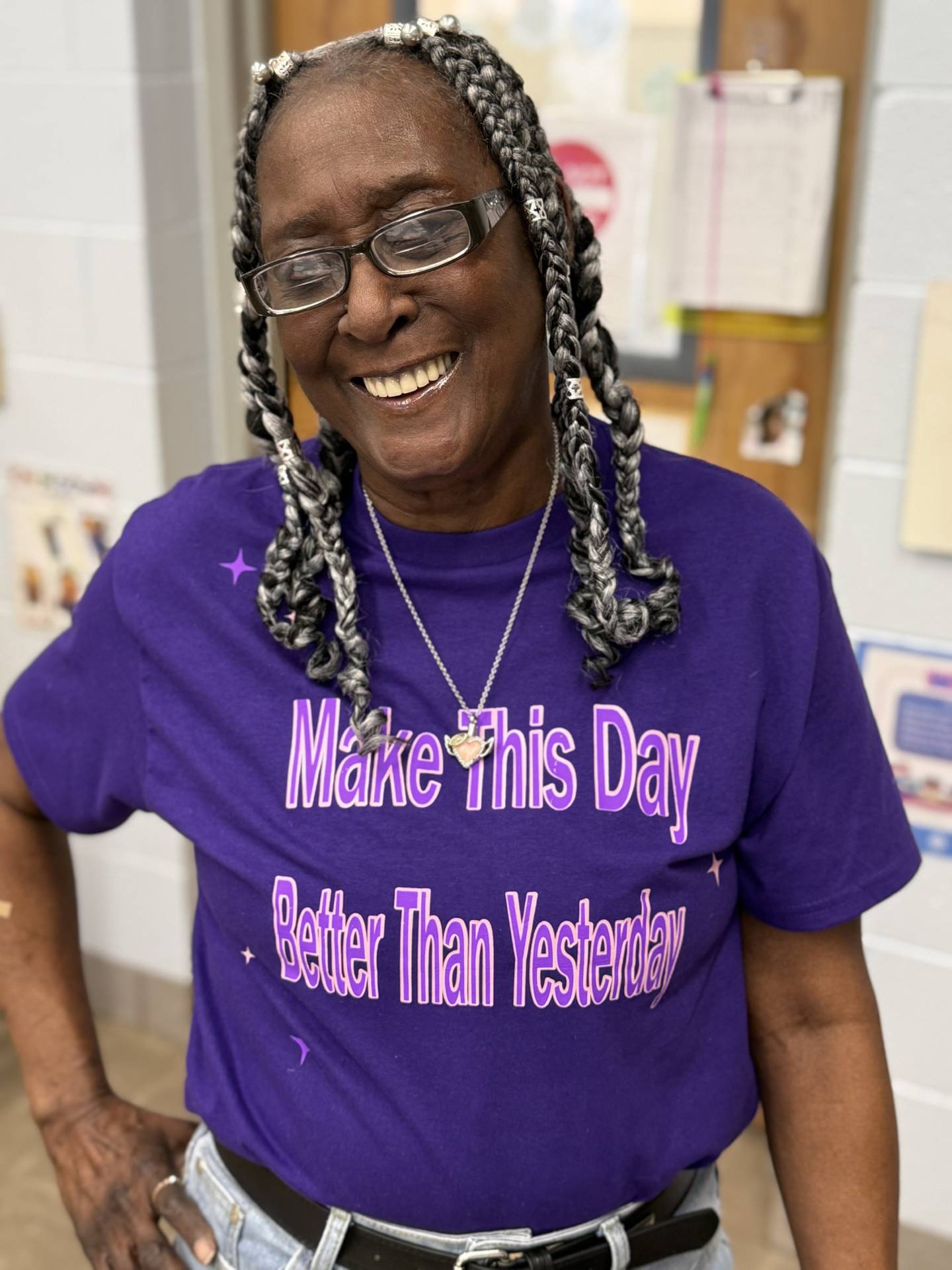 In February, Phyllis Holmes of Joliet reached 19,302 volunteer hours with the Catholic Charities, Diocese of Joliet, Foster Grandparent Program. Holmes has served in the program at the Broadway Head Start Center for 16 years and is seen in April 2026.