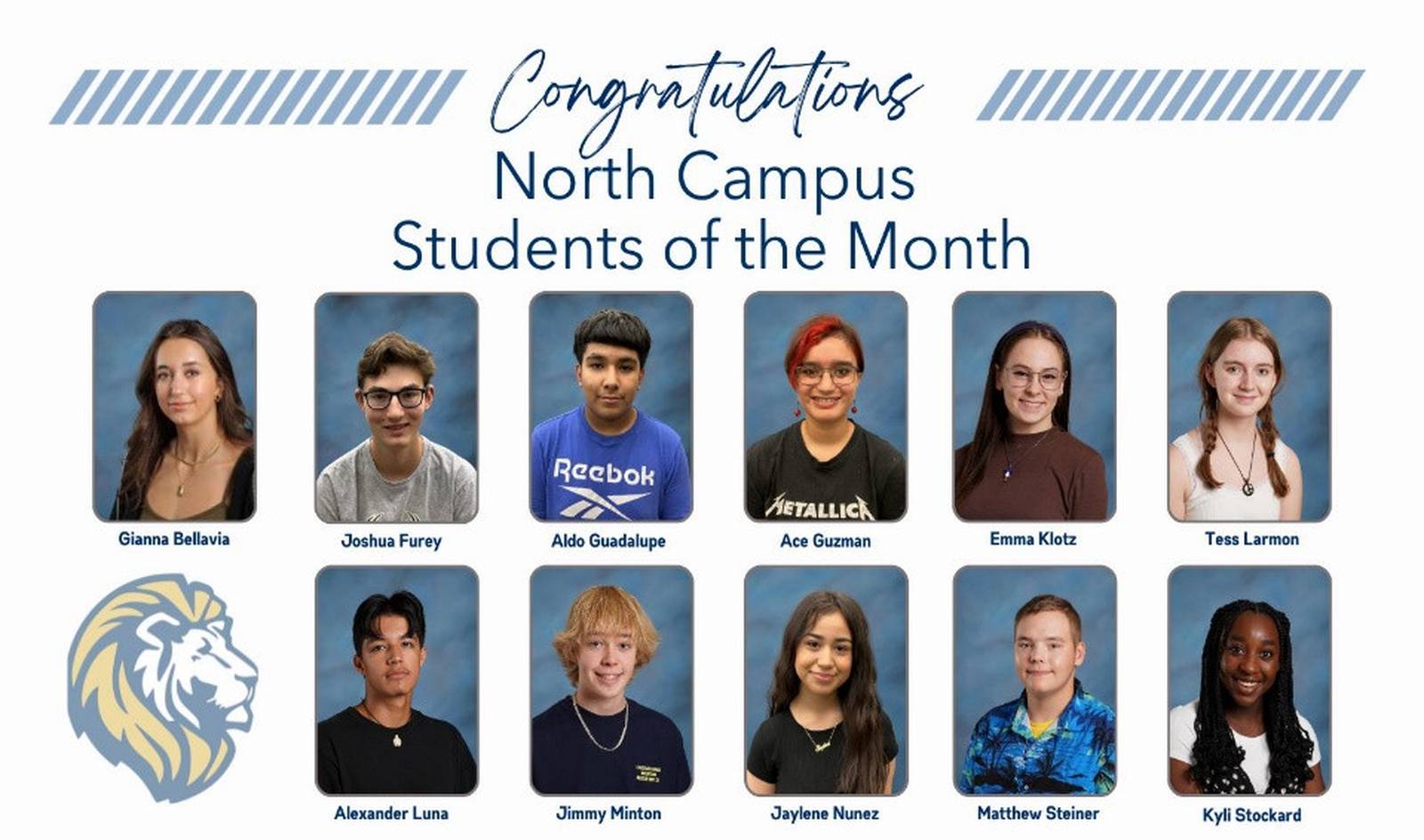 Lyons Township High School names December students of the month Shaw