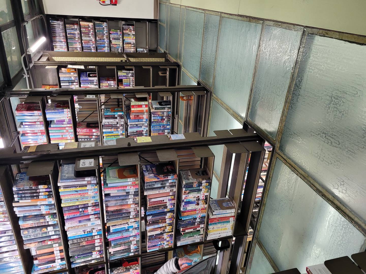 The frosted glass floors in the original Carnegie section of the Sterling Public Library are a reminder of how the building was designed with all sectors of the public in mind, a mission that hasn’t changed in over 100 years.
