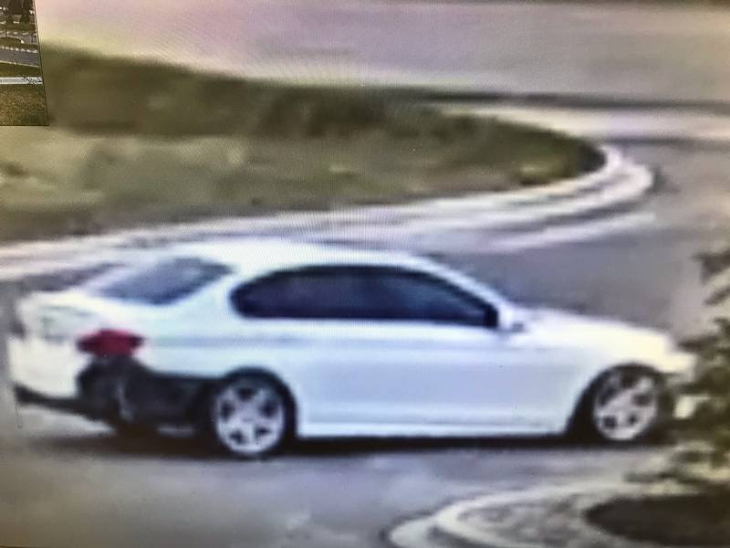 Police are looking for this stolen BMW in connection with a carjacking that took place in Libertyville.