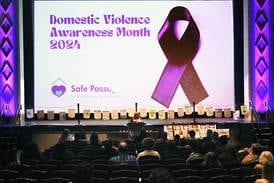 Paint the town purple for domestic violence awareness in DeKalb County