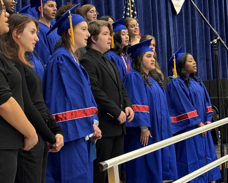 Glenbard South High School held its graduation ceremony on Thursday, May 22, 2025 at the school in Glen Ellyn.